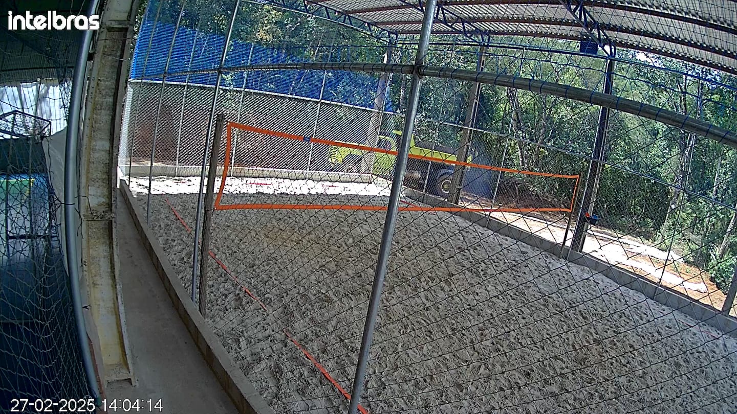 Customer photo review of Rede de Proteção Esportiva para Quadra de Futsal, Poliesportivas, Vôlei, Basquete - Cobertura - Nylon