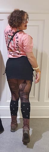 Customer photo review of Burn Baby T-Shirt