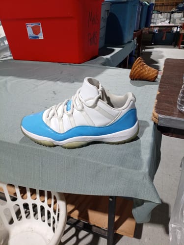 Customer photo review of Air Jordan 11 Retro Low 'UNC'