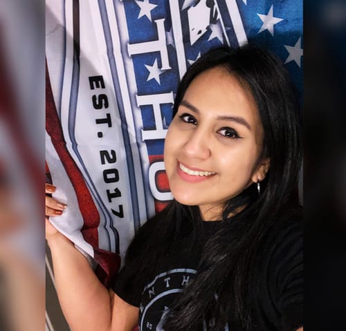 Customer photo review of HOLY GRAIL FLAG