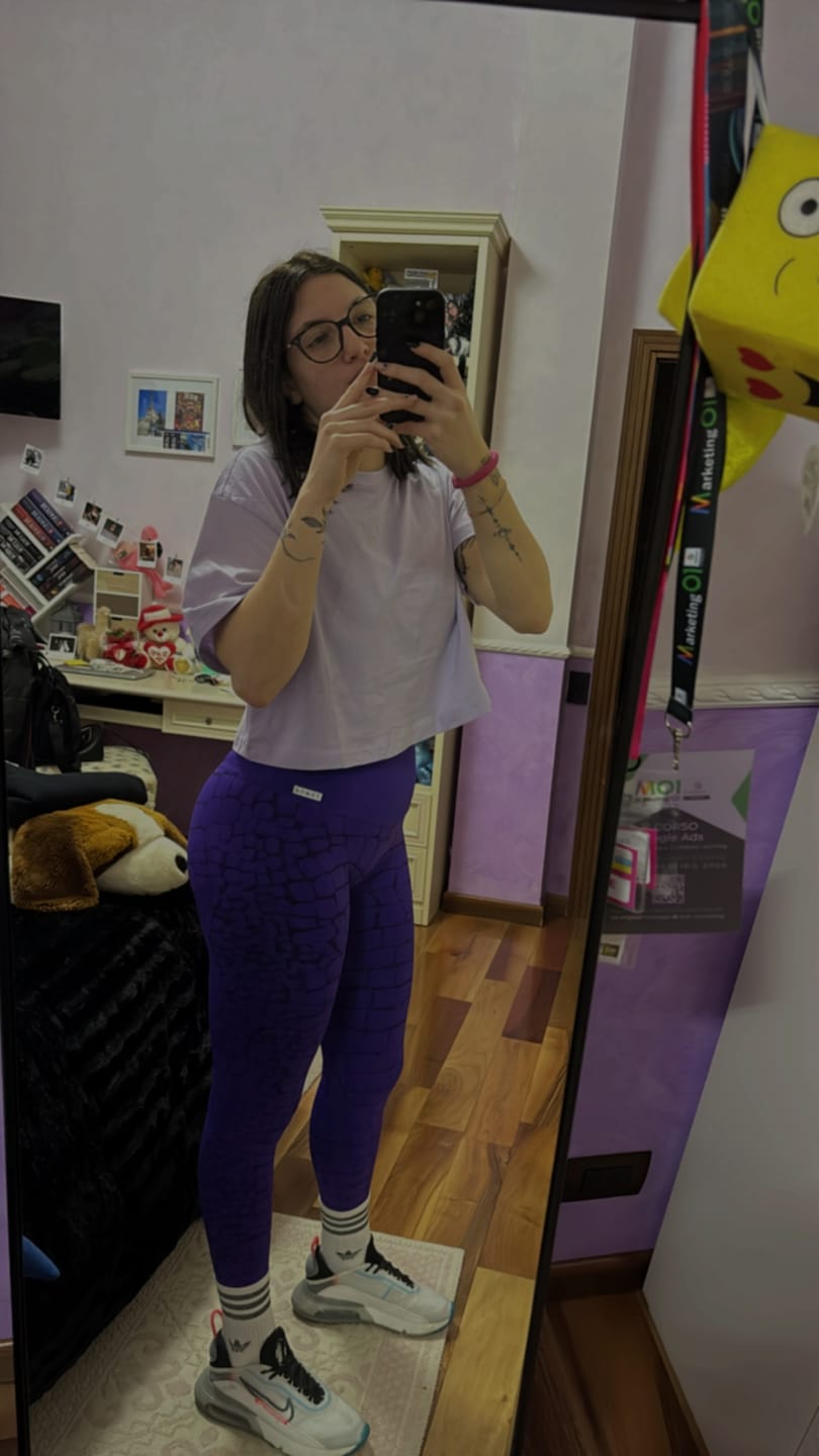 Customer photo review of Leggings All-up Cocco Viola