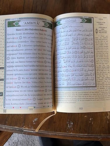 Customer photo review of Quran - Roman Transliteration + Translation