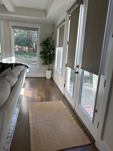 Customer photo review of Faux Bamboo Tree