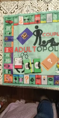 Customer photo review of Adultpoly - the sexy version of Monopoly