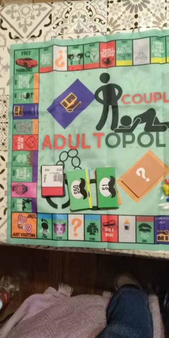 Customer photo review of Adultpoly - the sexy version of Monopoly