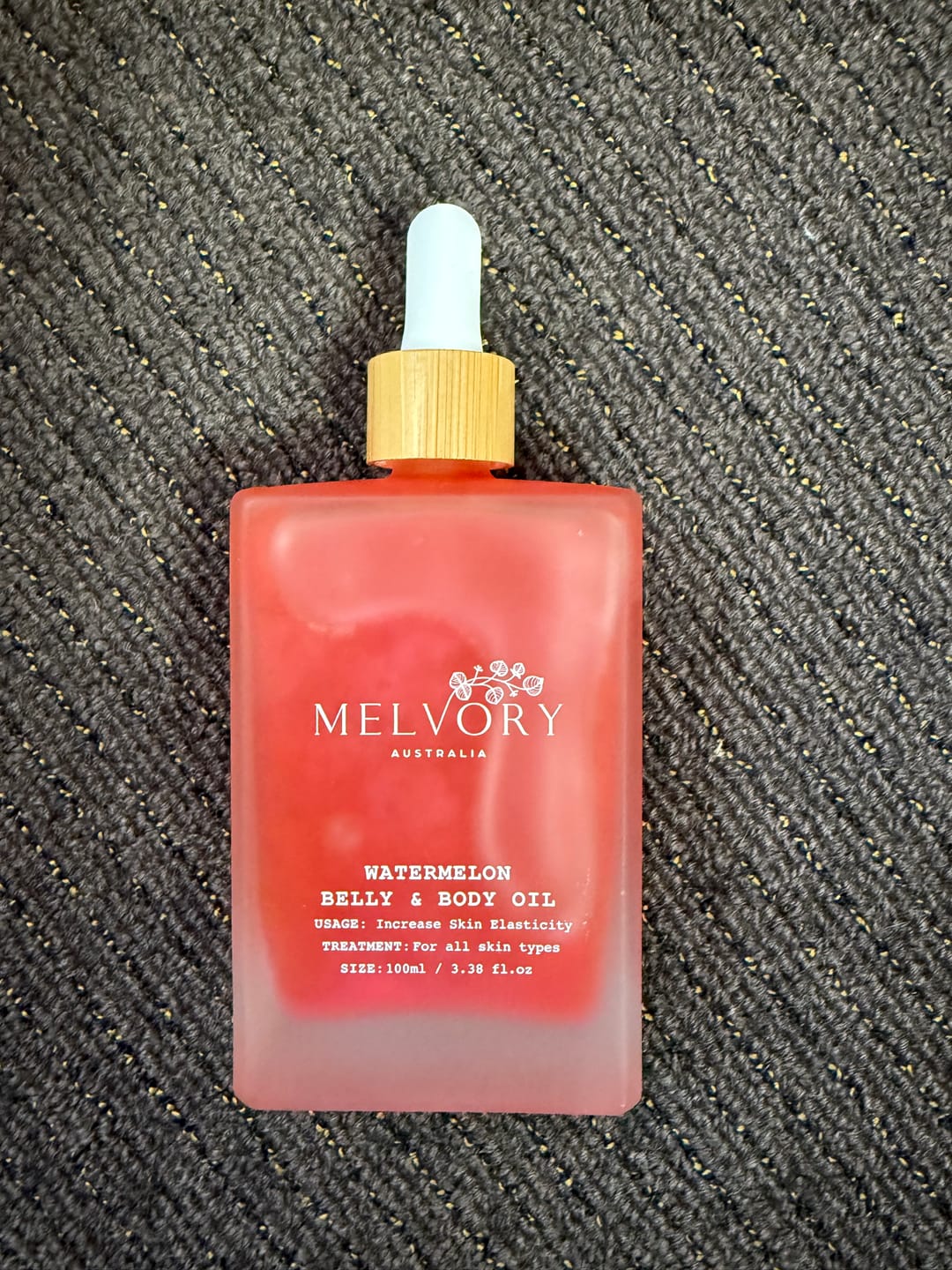 Customer photo review of New Watermelon Belly & Body Oil