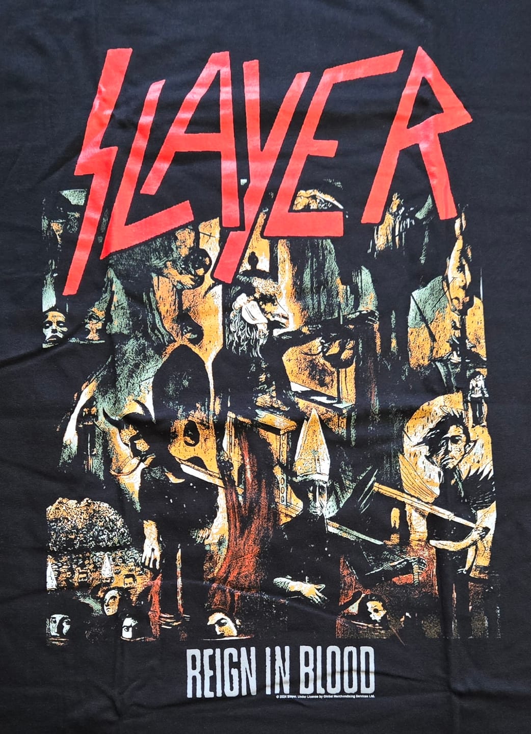 Customer photo review of Slayer - Reign In Blood - Shortsleeve Shirt