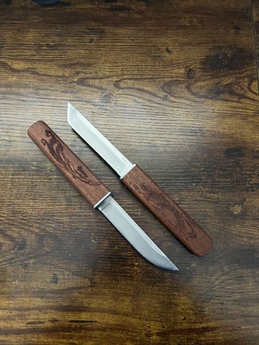 Customer photo review of World's First Dual Blade Chef Knife
