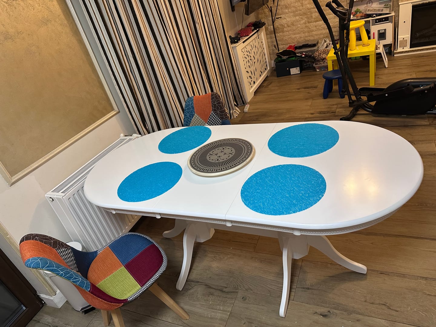 Customer photo review of Masa extensibila JOSEPH, alb, 150/190x90x77 cm