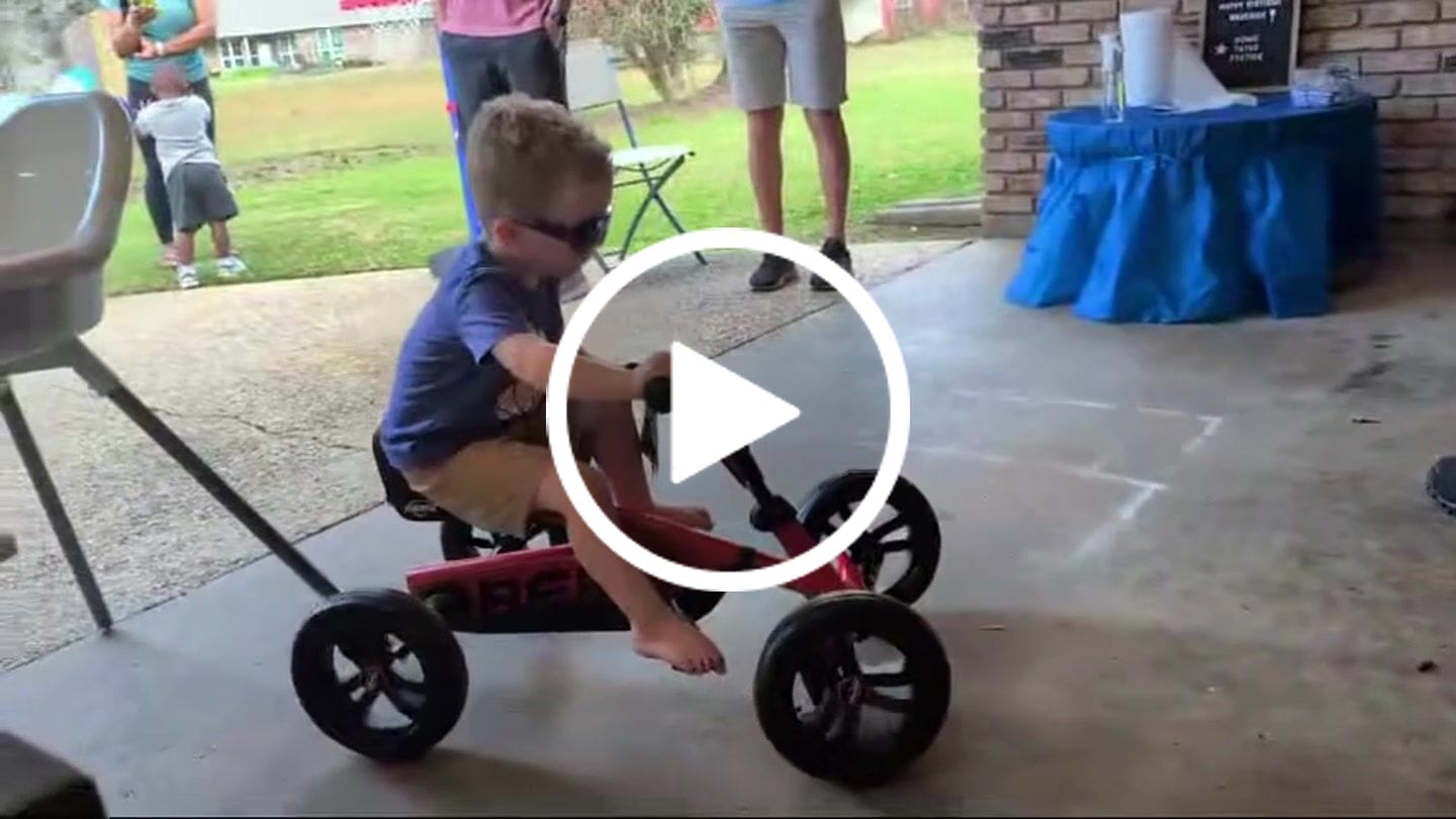 Customer video review of BERG Buzzy
