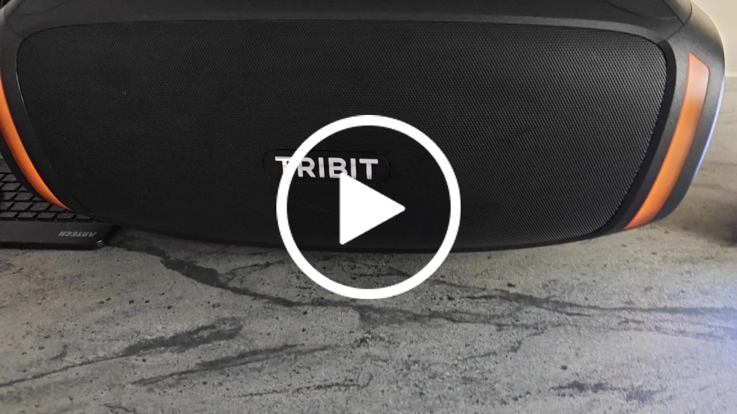 Customer video review of TRIBIT StormBox Blast 2 Portable Bluetooth Speaker