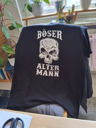Customer photo review of Böser alter Mann - T-Shirt