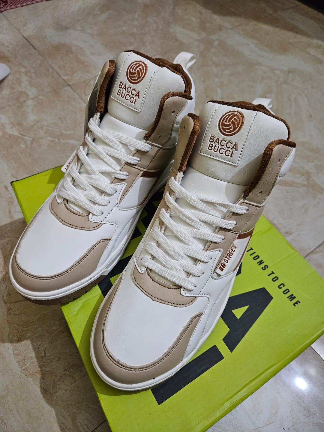 Customer photo review of Bacca Bucci Cappuccino Skystompers