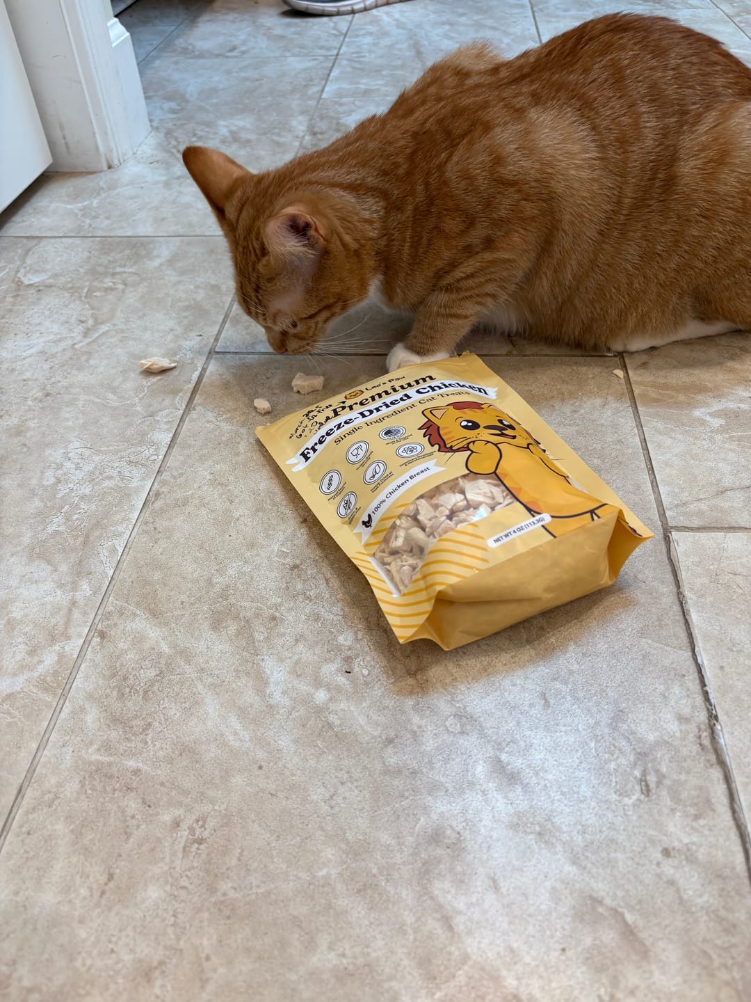Customer photo review of Freeze Dried Chicken Treats