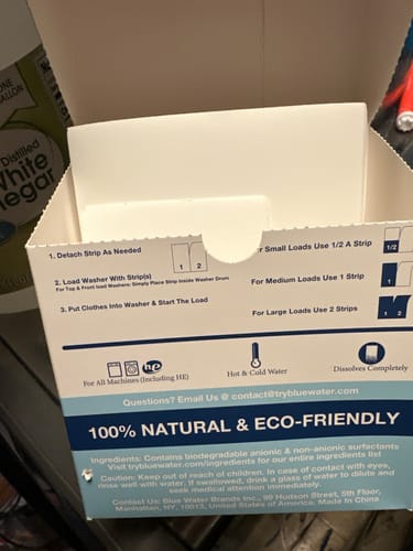 Customer photo review of Our Detergent Sheets