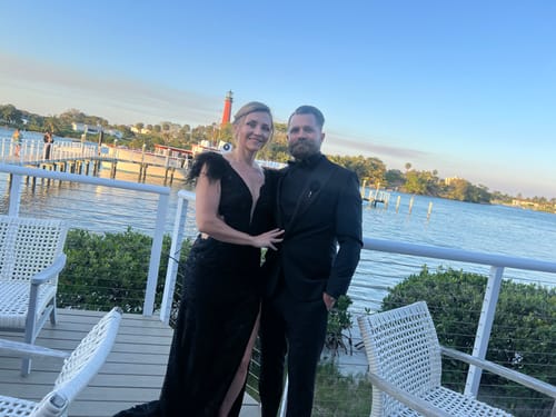 Customer photo review of The Bond- Feather Bow Tie