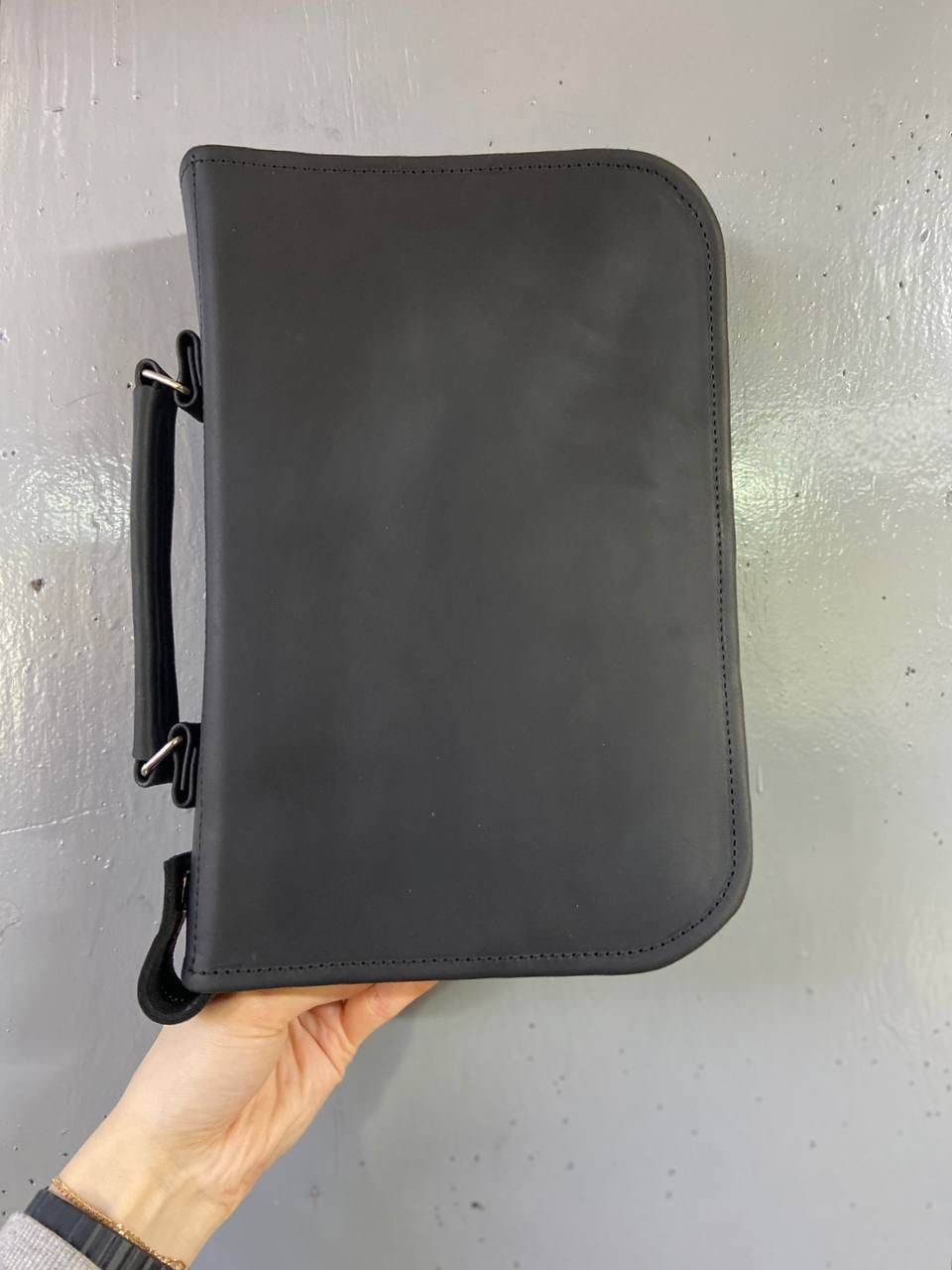 Customer photo review of Zippered Bible Cover