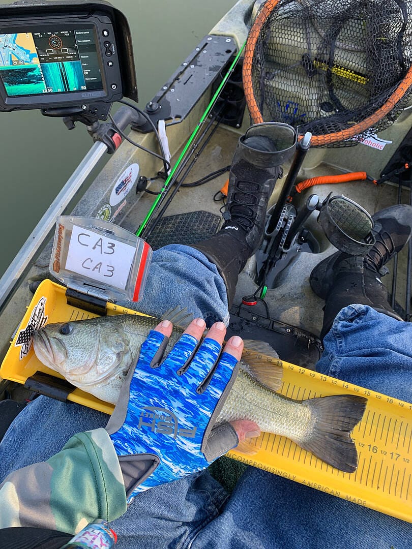 Customer photo review of BerleyPro Lowrance Series Fishfinder Visors