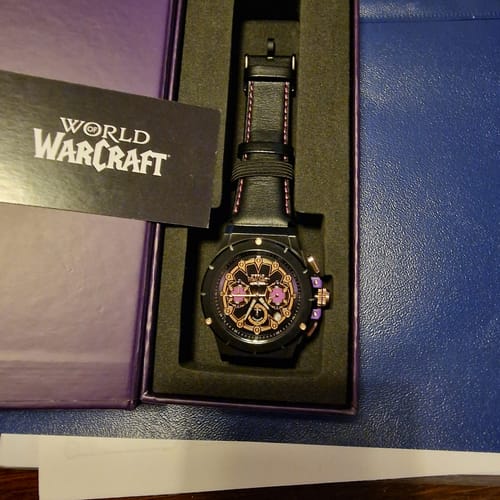 Customer photo review of AM291WOW -  XAL'ATATH WARCRAFT WATCH