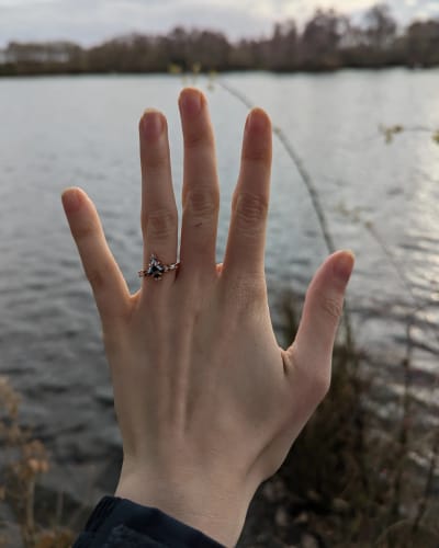 Customer photo review of Little Crown Ring