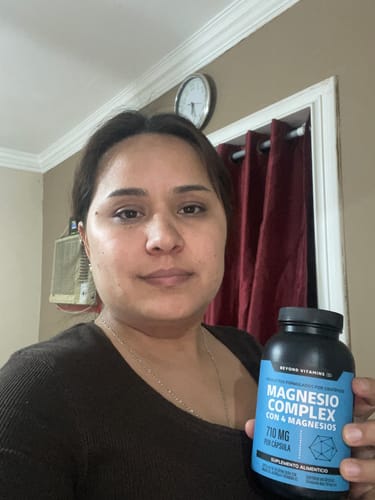 Customer photo review of Magnesio complex con 4 magnesios - 180 cápsulas