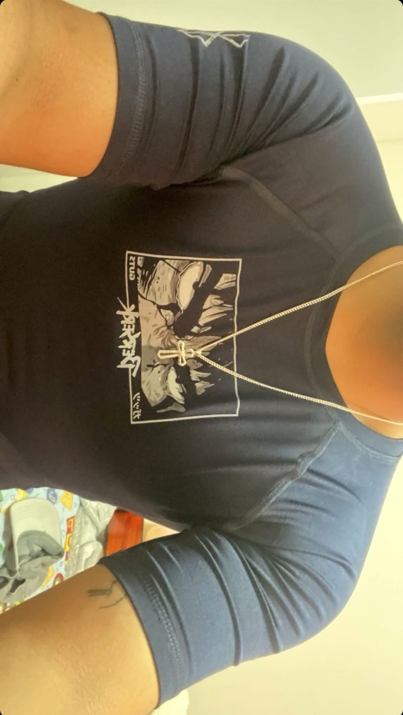 Customer photo review of Berserk short sleeve compression