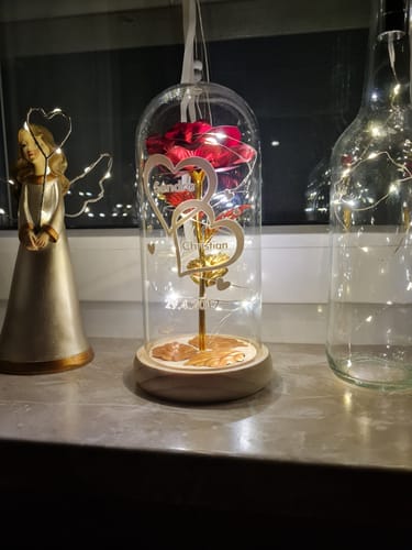 Sandra J. review of Ich liebe dich - Paar-Goldene Rose image 1 out of 2