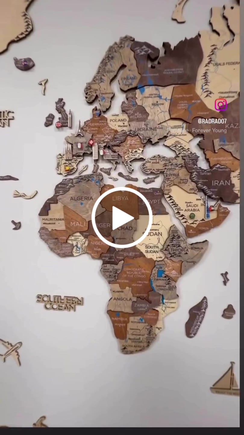 Customer video review of Wooden World Landmarks Pins