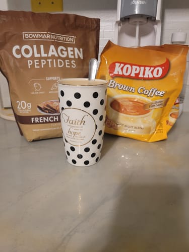 Customer photo review of Flavored Collagen - French Toast