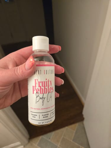 Customer photo review of Fruity Pebbles - Body Oil