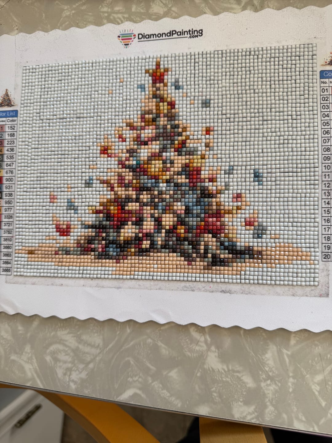 Customer photo review of Seashell Inspired Christmas Tree