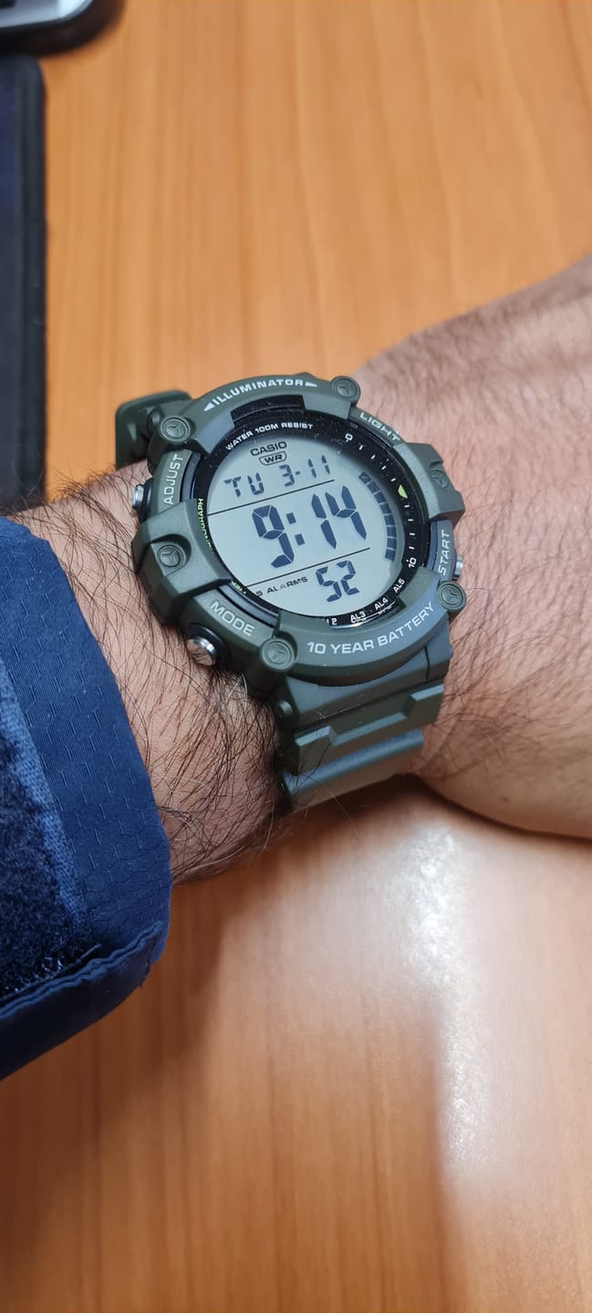 Customer photo review of Reloj Casio Vintage AE-1500WHX-3AVDF Verde