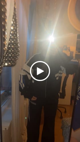 Customer video review of TRACK JACKET NAVY