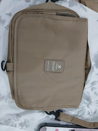 Customer photo review of Small Foldable Travel Bag - Brown