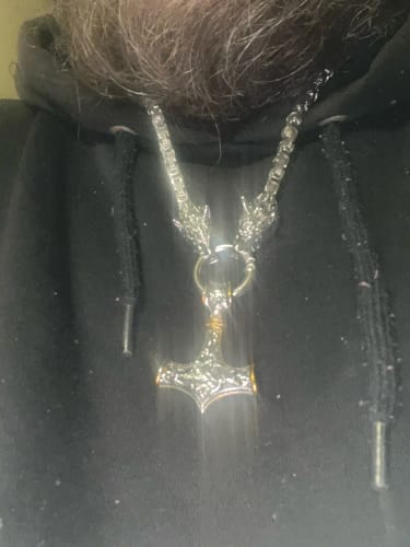 Customer photo review of Mjölnir King Chain – The Power of Thunder