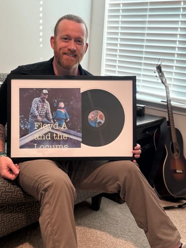 Customer photo review of Custom Vinyl Records