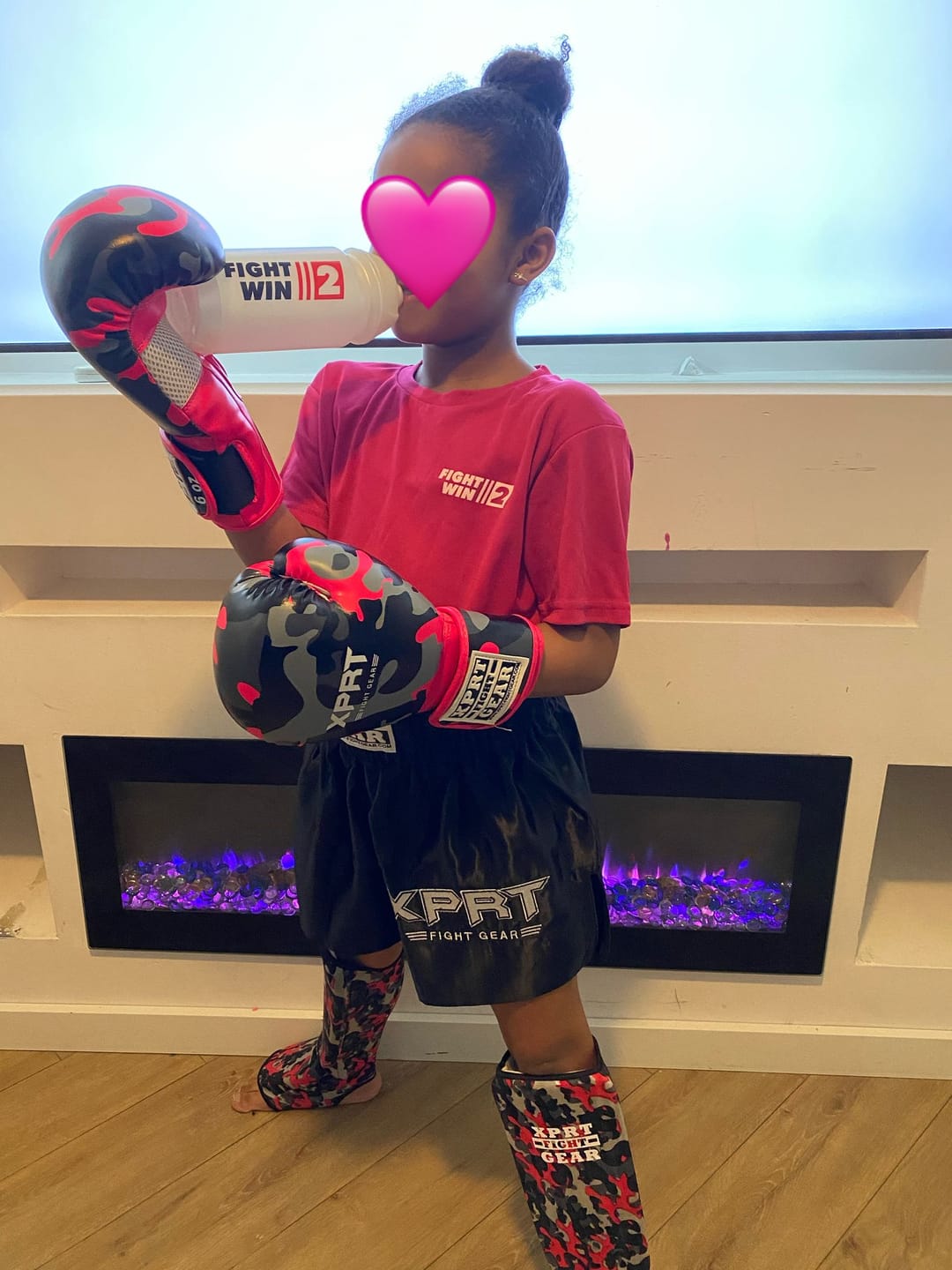 Customer photo review of Kickboksbroekje XPRT Plain Black