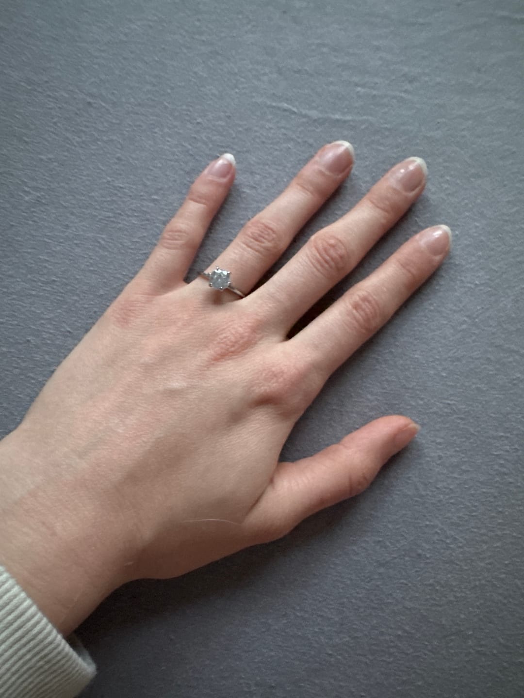 Customer photo review of Verena Ring | 18K vergoldet