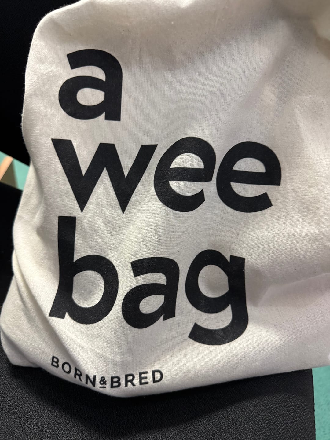 Customer photo review of A Wee Bag Tote Bag