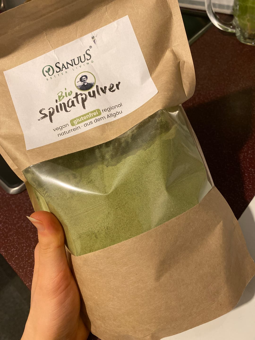 Customer photo review of SANUUS® Spinatpulver 500g