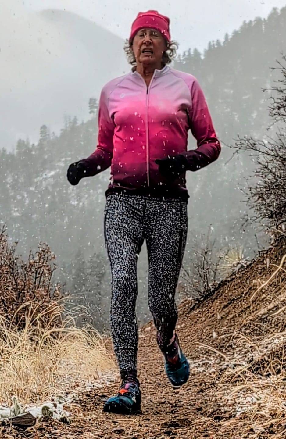 Customer photo review of Pink Elegance | Women's Long Sleeve Cycling Jersey
