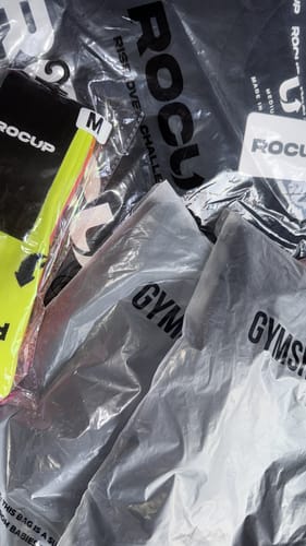 Customer photo review of ROCUP Performance Socks - Neon (3 pack)