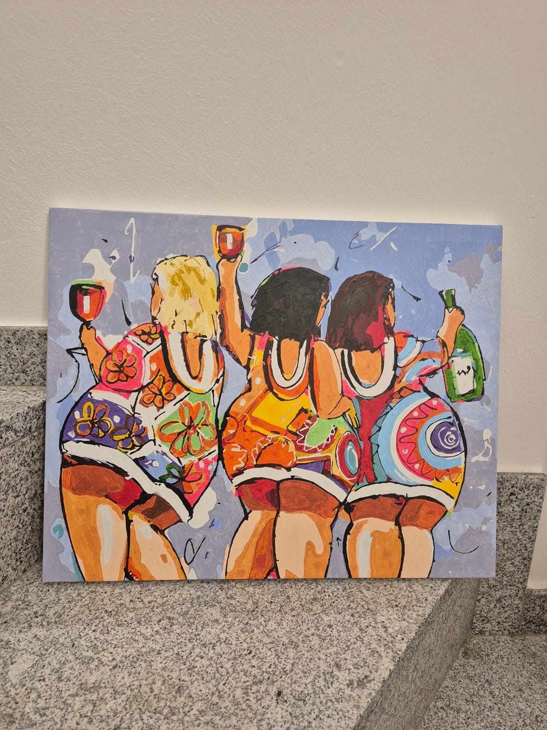 Customer photo review of Fröhliche Malerei - Dicke Damen Wein