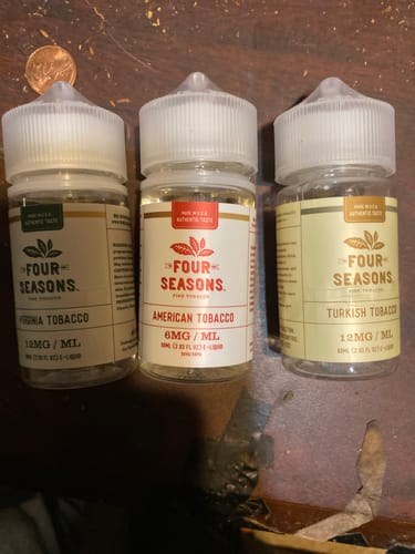 Customer photo review of Four Seasons E-Liquids Desert Tobacco 60ml Vape Juice