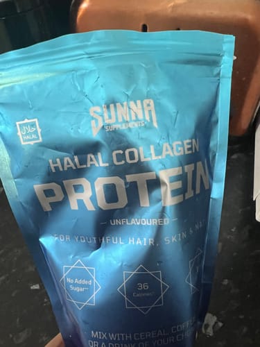 Customer photo review of Halal Collagen Protein