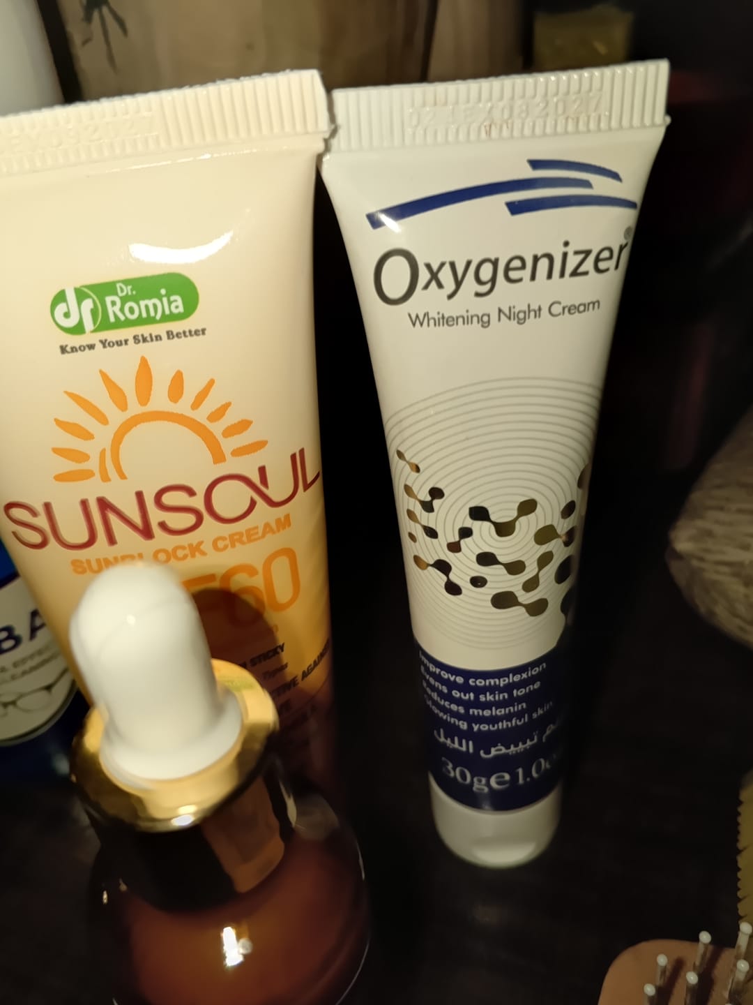 Customer photo review of Special whitening bundle – Whitening Cream & Brightening Products