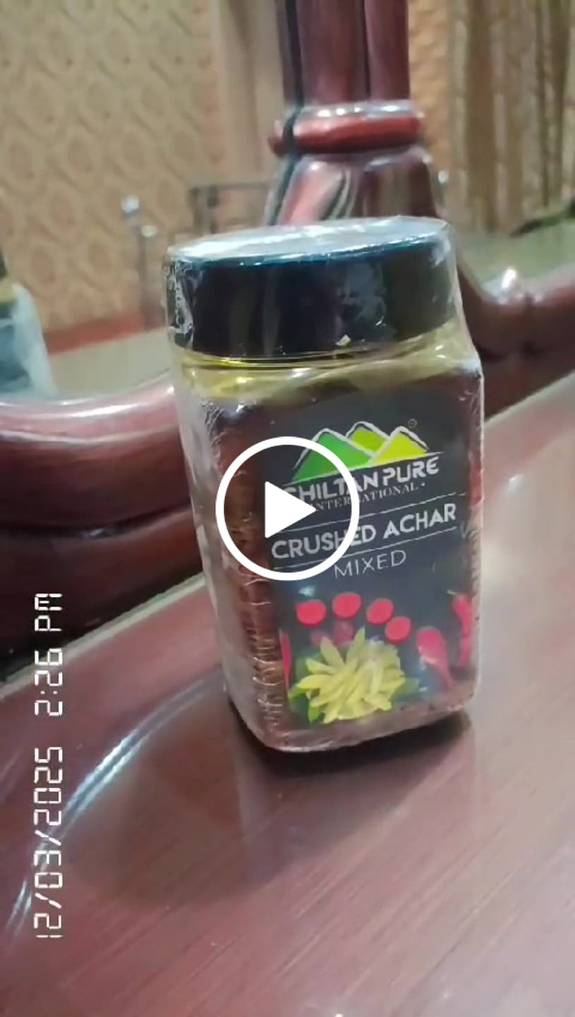 Customer video review of Crushed Mix Achar / Pickle - Tangy Twist of Flavor Fusion in Every Bite
