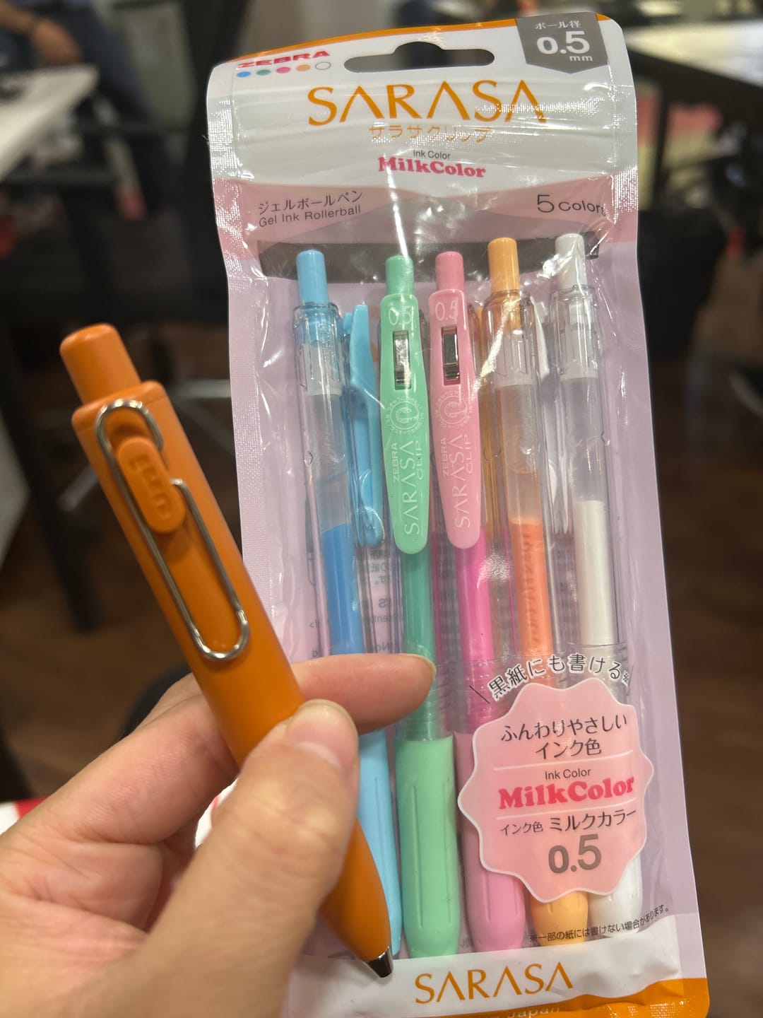 Customer photo review of Uni-ball One P - Bolígrafo Tinta Gel de Colores 0,38 mm