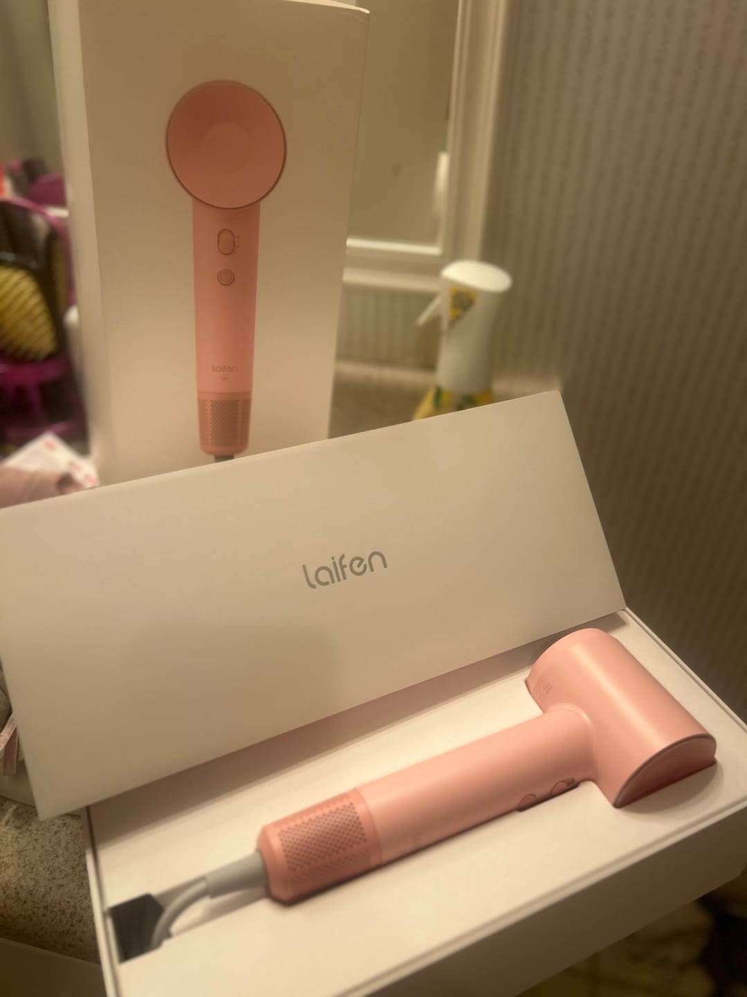 Customer photo review of Laifen SE · High-speed hair dryer