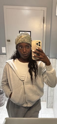 Customer photo review of CAMO KNIT BEANIE